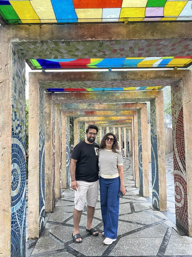 under the rainbow arches