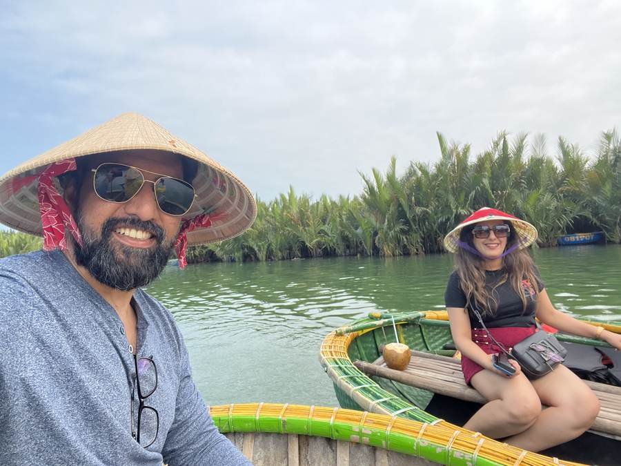 basket boats and straw hats