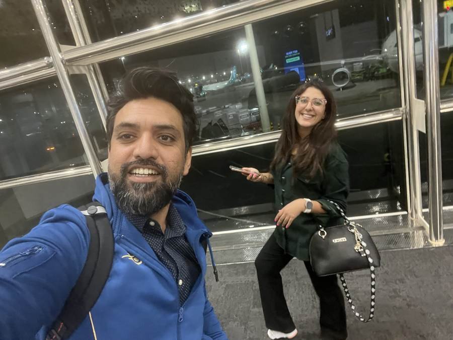 airport at midnight