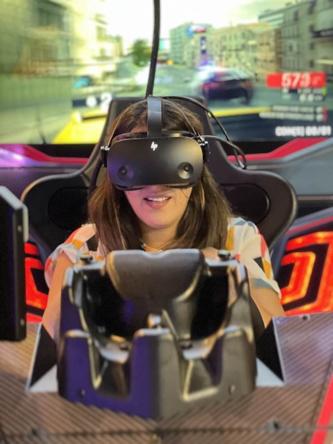 VR racing face